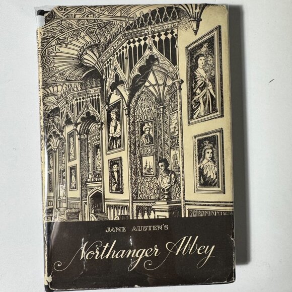 Northanger Abbey By Jane Austen 1949 Second Edition Nicholas Vane HCDJ Vintage - Picture 1 of 16